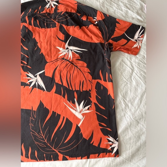 Vintage Banana Bay Red Hawaiian Shirt button up 80s 90s - Picture 7 of 8